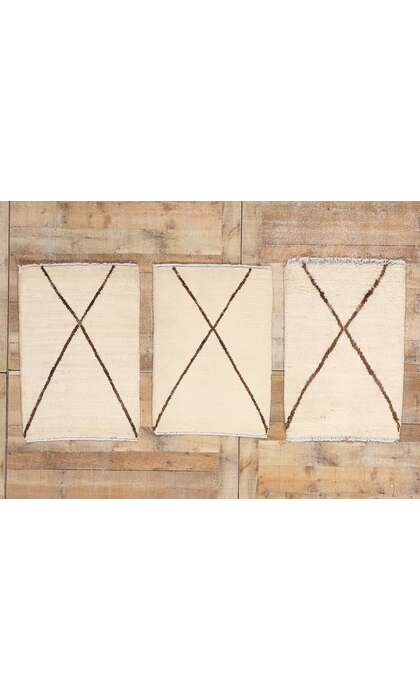 2 x 3 Organic Modern Moroccan Rug 81137