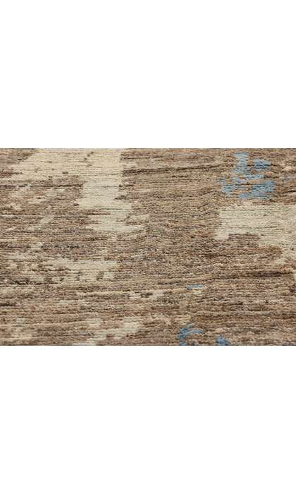 6 x 9 Modern Desert Brushstrokes Moroccan Rug 81151