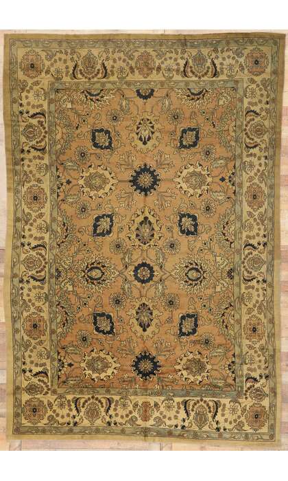 13 x 19 Vintage Persian Mahal Rug 75827