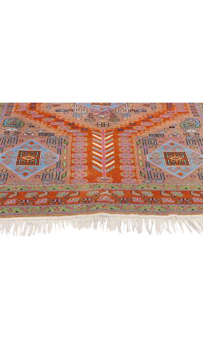 4 x 6 Vintage Pakistani Tribal Bokhara Rug 79141