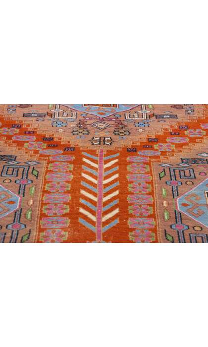 4 x 6 Vintage Pakistani Tribal Bokhara Rug 79141