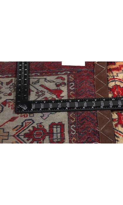 4 x 12 Vintage Persian Azerbaijan Tribal Rug Runner 77704