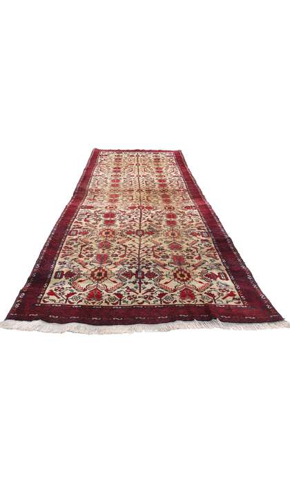 4 x 12 Vintage Persian Azerbaijan Tribal Rug Runner 77704