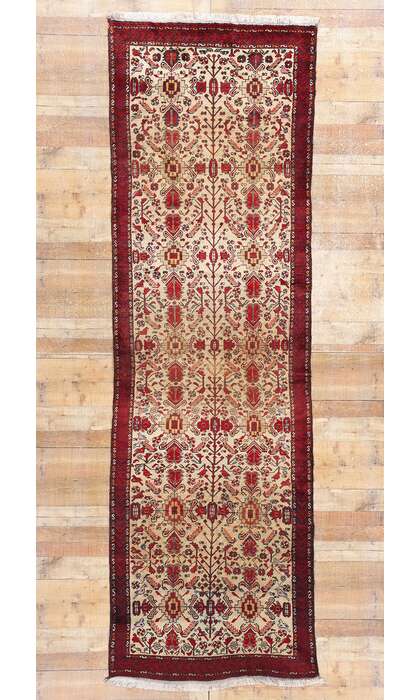 4 x 12 Vintage Persian Azerbaijan Tribal Rug Runner 77704