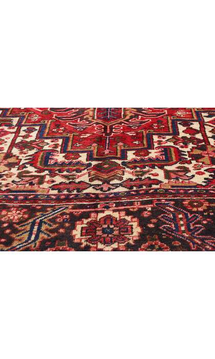 12 x 14 Antique Persian Heriz Rug 79152