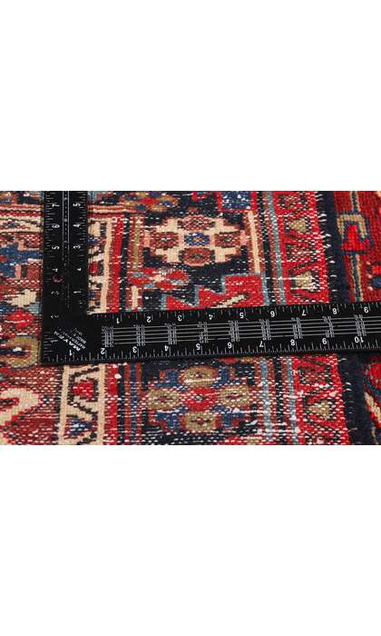 4 x 4 Vintage Persian Heriz Rug 61357