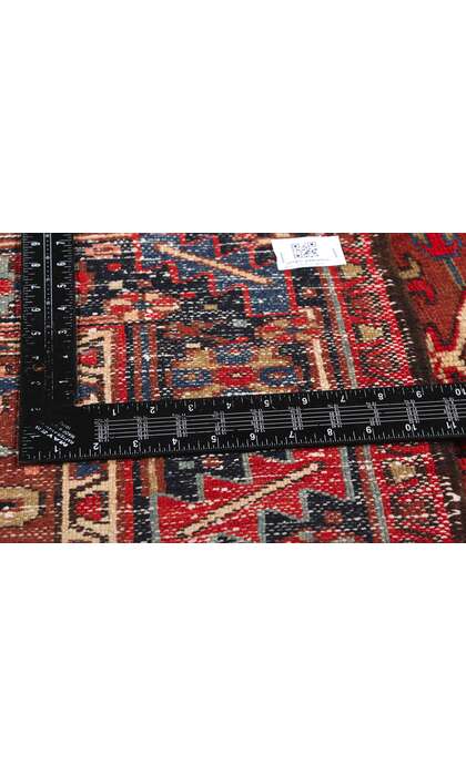 4 x 4 Vintage Persian Heriz Rug 61371