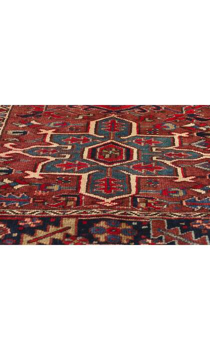 4 x 4 Vintage Persian Heriz Rug 61371