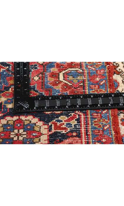 9 x 12 Antique Persian Heriz Rug 61387