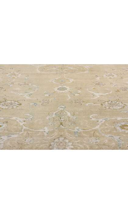 10 x 13 Distressed Vintage Persian Kashan Rug 79121