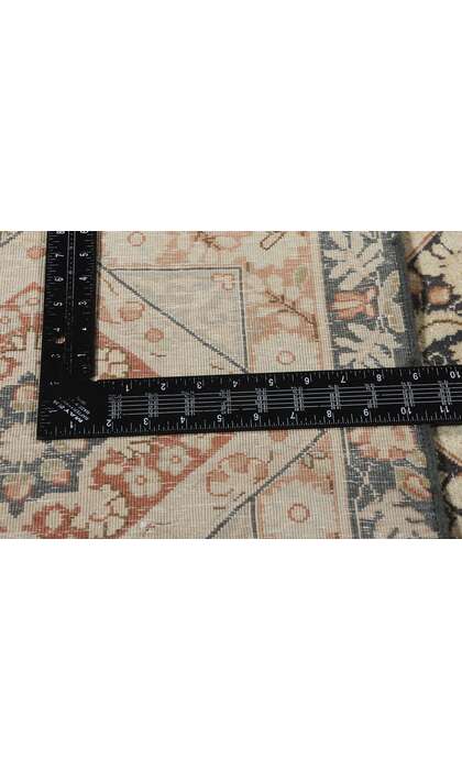 10 x 13 Distressed Antique Persian Garden Kerman Rug 61364