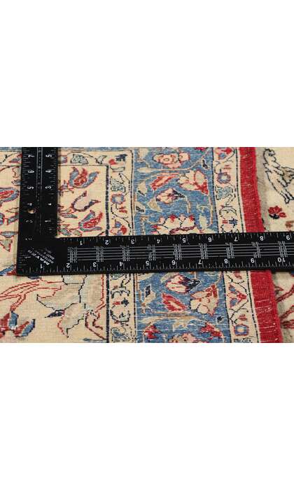 10 x 13 Vintage Tudeshk Persian Nain Rug 79126