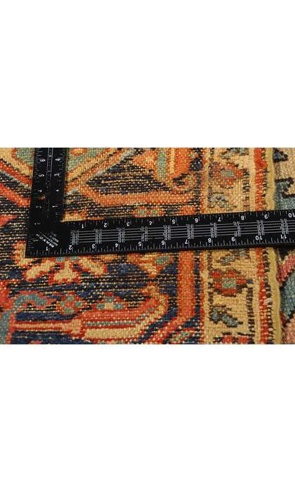 9 x 12 Late 19th Century Antique Persian Serapi Rug 78922