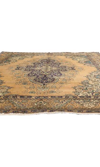 10 x 11 Vintage Persian Tabriz Rug 76452