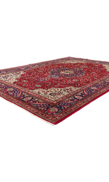 7 x 10 Vintage Persian Tabriz Rug 79146