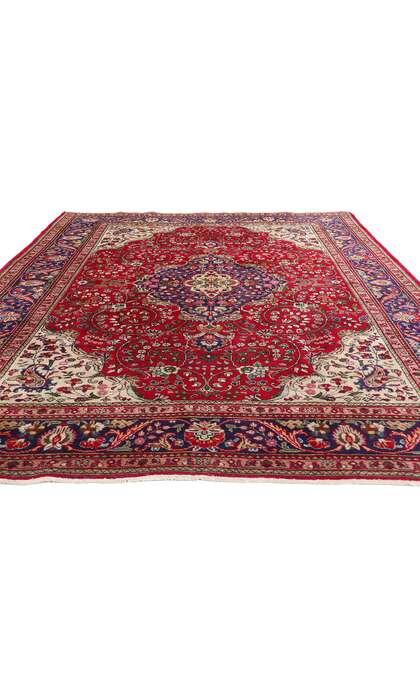 7 x 10 Vintage Persian Tabriz Rug 79146
