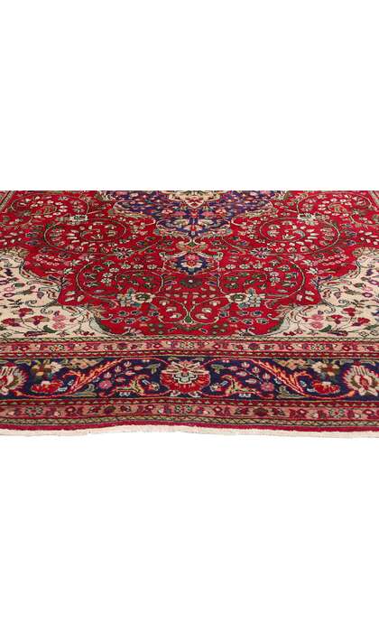 7 x 10 Vintage Persian Tabriz Rug 79146