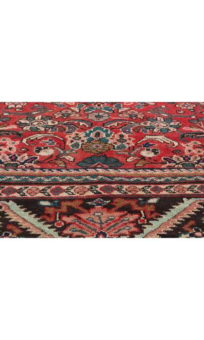 11 x 14 Vintage Red Persian Mahal Rug 79145