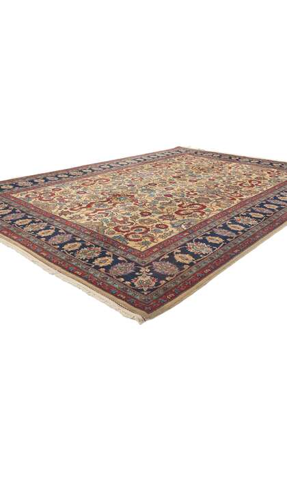 8 x 11 Vintage Romanian Isfahan Rug 74660