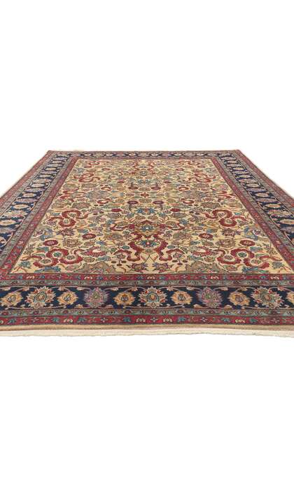 8 x 11 Vintage Romanian Isfahan Rug 74660