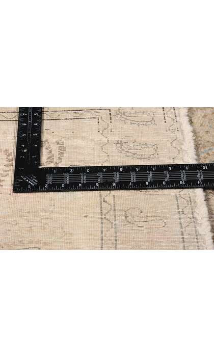 10 x 13 Distressed Antique Persian Kashan Rug 79122