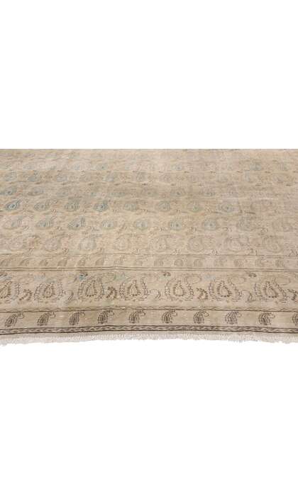 10 x 13 Distressed Antique Persian Kashan Rug 79122