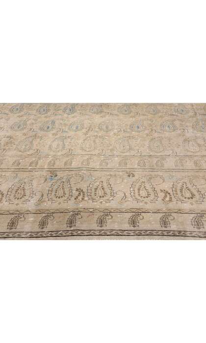 10 x 13 Distressed Antique Persian Kashan Rug 79122