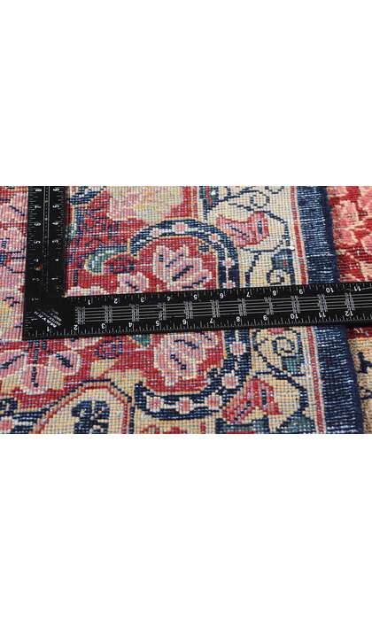 10 x 14 Distressed Antique Persian Mahal Rug 79128