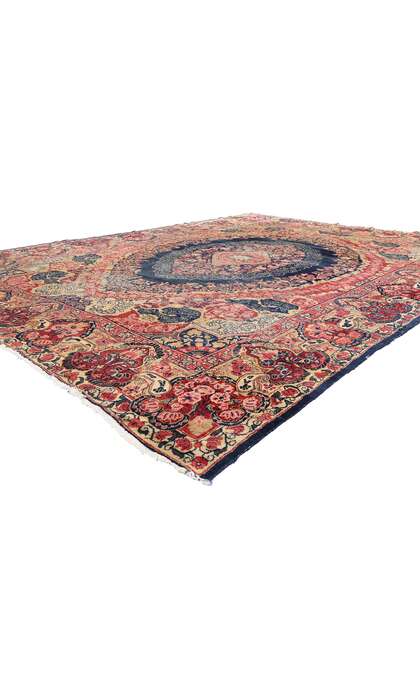 10 x 14 Distressed Antique Persian Mahal Rug 79128