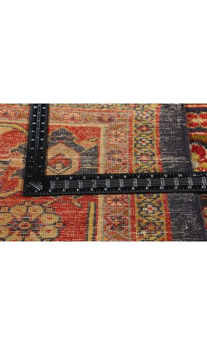 11 x 14 Distressed Antique Persian Sultanabad Rug 79130