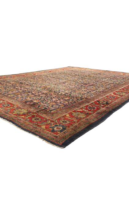 11 x 14 Distressed Antique Persian Sultanabad Rug 79130