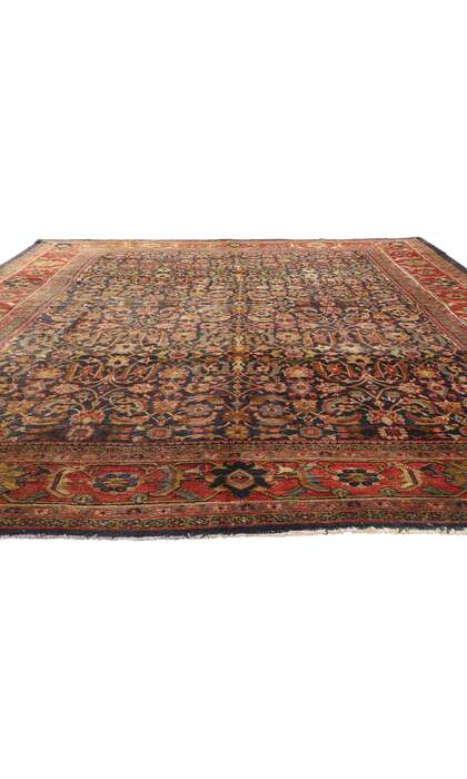 11 x 14 Distressed Antique Persian Sultanabad Rug 79130