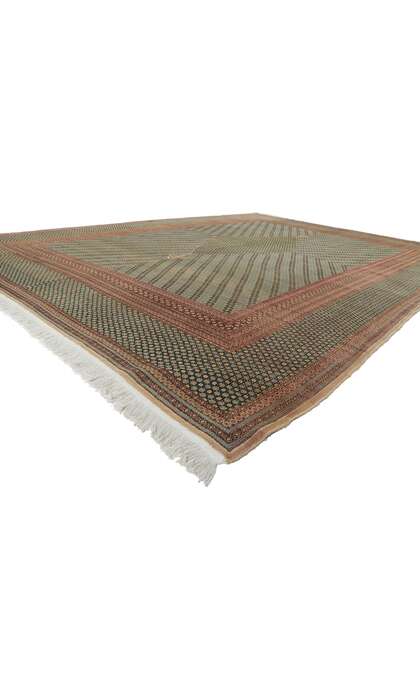 10 x 13 Signed Rashid Farrokhi Vintage Persian Kerman Rug 53743