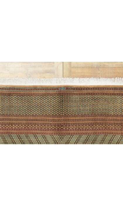 10 x 13 Signed Rashid Farrokhi Vintage Persian Kerman Rug 53743