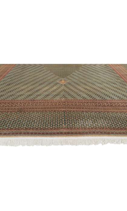 10 x 13 Signed Rashid Farrokhi Vintage Persian Kerman Rug 53743