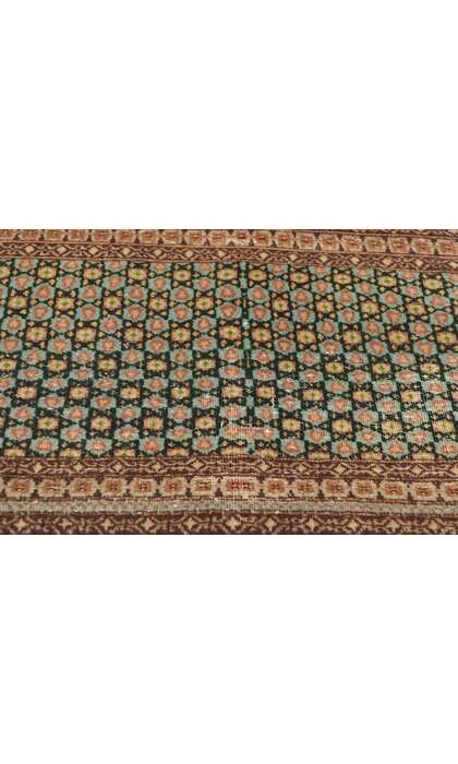 10 x 13 Signed Rashid Farrokhi Vintage Persian Kerman Rug 53743