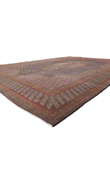 12 x 16 Signed Rashid Farrokhi Vintage Persian Kerman Rug 61211