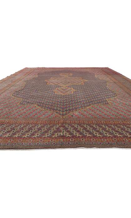 12 x 16 Signed Rashid Farrokhi Vintage Persian Kerman Rug 61211