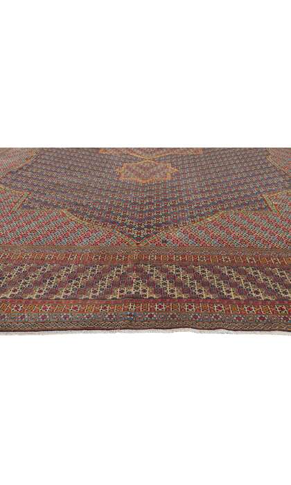 12 x 16 Signed Rashid Farrokhi Vintage Persian Kerman Rug 61211