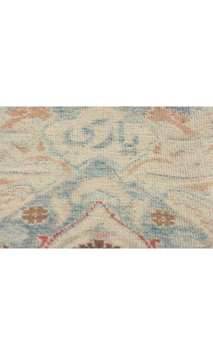 9 x 12 Distressed Signed Antique Persian Vase Mashhad Rug 61355