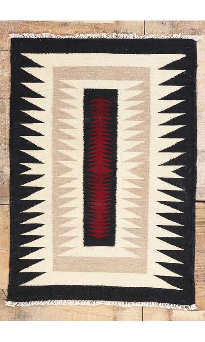 2 x 3 Southwest Modern Navajo-Style Kilim Rug 81130