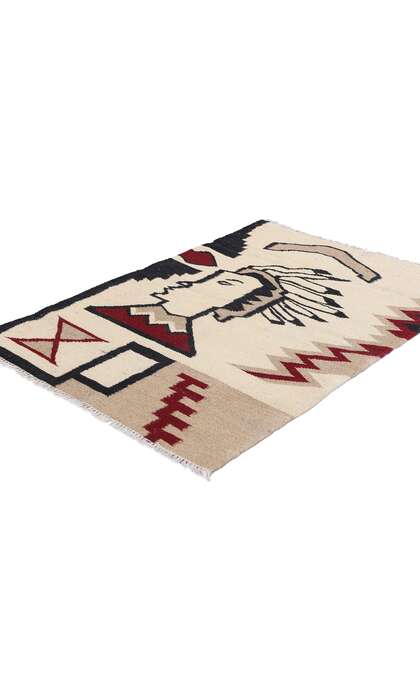 2 x 3 Southwest Modern Navajo-Style Kilim Rug 81131