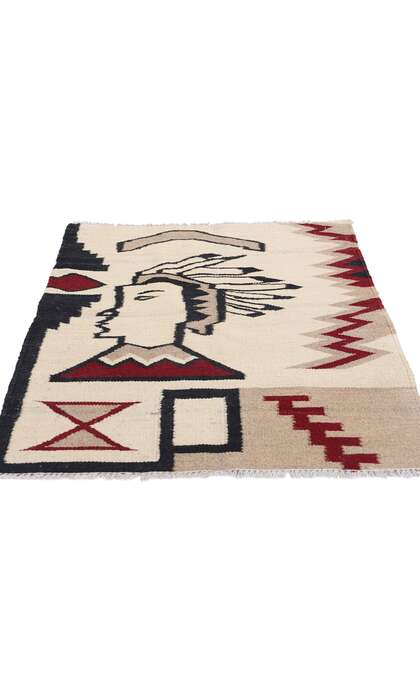 2 x 3 Southwest Modern Navajo-Style Kilim Rug 81131