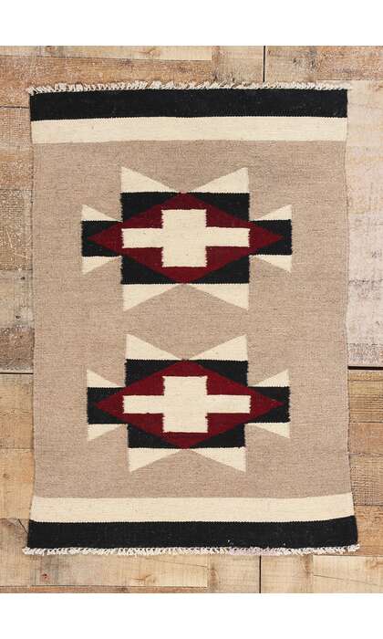 2 x 3 Southwest Modern Navajo-Style Kilim Rug 81133