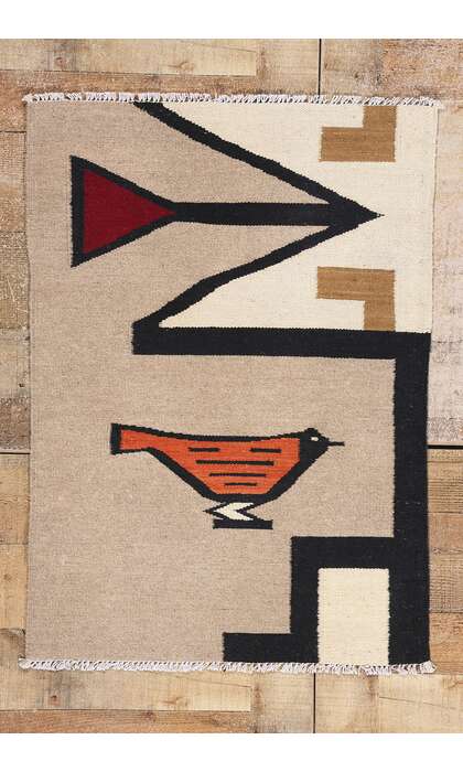2 x 3 Southwest Modern Navajo-Style Kilim Rug 81134