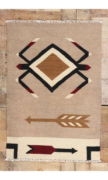 2 x 3 Southwest Modern Navajo-Style Kilim Rug 81135