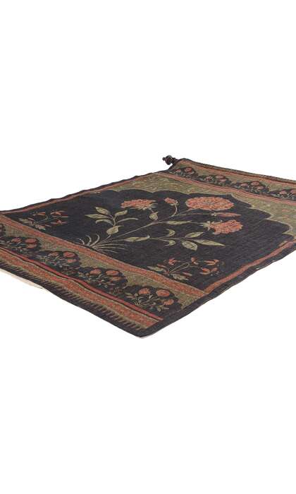 4 x 6 Vintage European Lotus Tapestry 79074