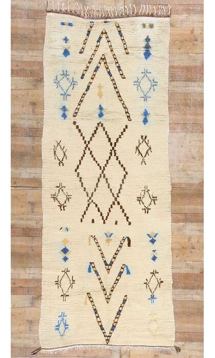 4 x 11 Vintage Moroccan Azilal Rug 20584