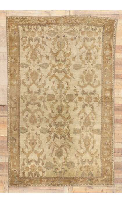 5 x 9 Vintage Turkish Oushak Rug 73744