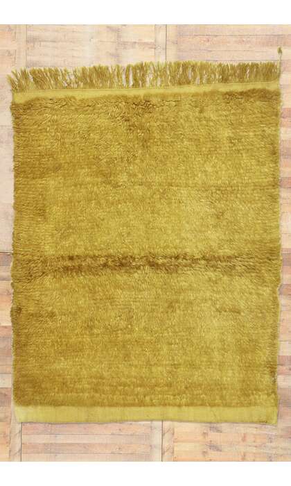 4 x 5 Vintage Turkish Tulu Angora Rug 73979